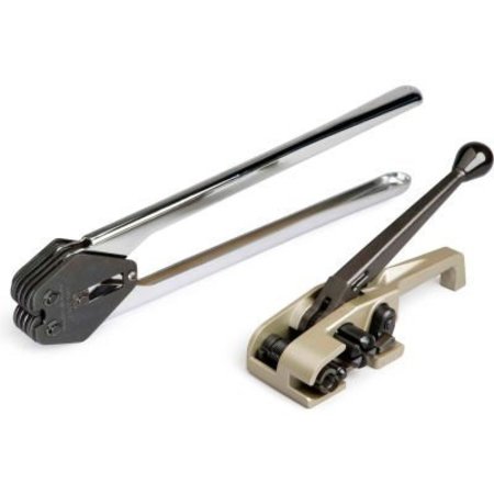TEKNIKA STRAPPING SYSTEMS Teknika Tool Set for PET/Plastic Strapping w/ Tensioner & Sealer, 1/2" Strap Width MUL-320 MUL-331